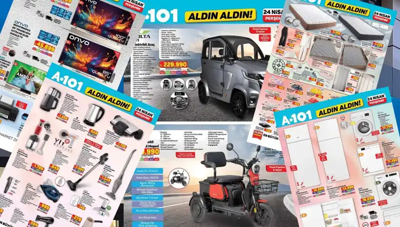 A101'in Yeni Aktüel Kataloğu: Perde ve Halıdan Elektronik Ürünlere Her Şey Burada!