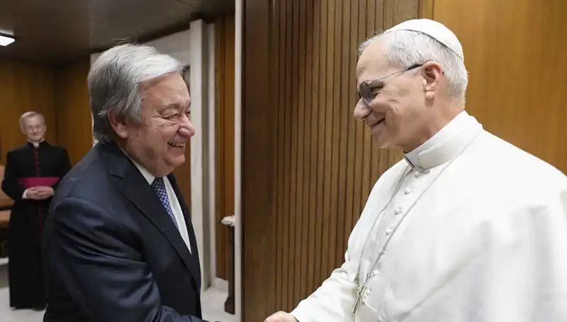 Papa Leo ve Guterres, Dünyanın Geleceği İçin Tarihi Buluşma Gerçekleştirdi