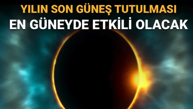 Yılın Son Güneş Tutulması: Eylül'de Ay, Güneş'i Kısmen Örtecek!