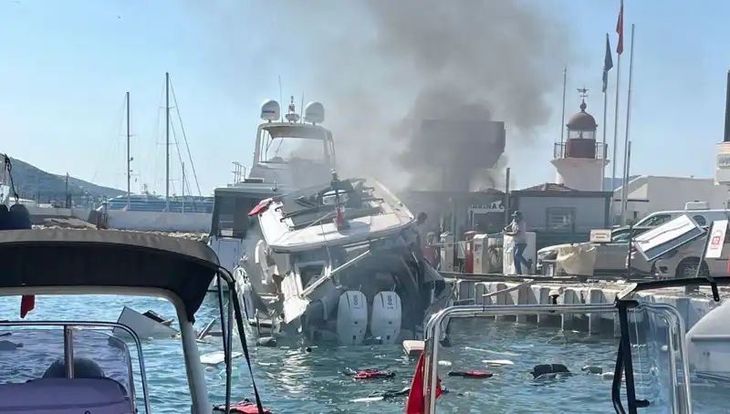 Bodrum’da Teknedeki Patlama: Tatilciler Şokta, Yaralılar Hastaneye Kaldırıldı