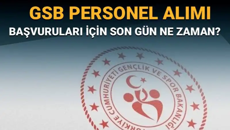 Gençlik ve Spor Bakanlığı Personel Alımı Başvurusu İçin Son Tarih Nedir?