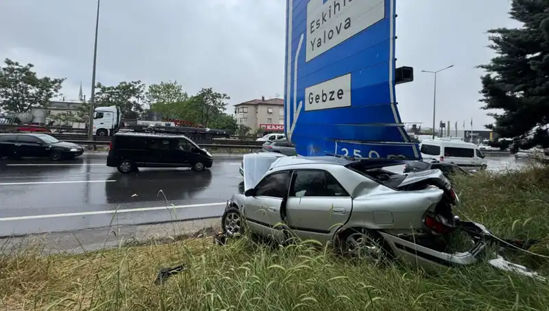 Trafik Levzasına Çarpan Araçta Tek Yaralı: Olayın Ayrıntıları