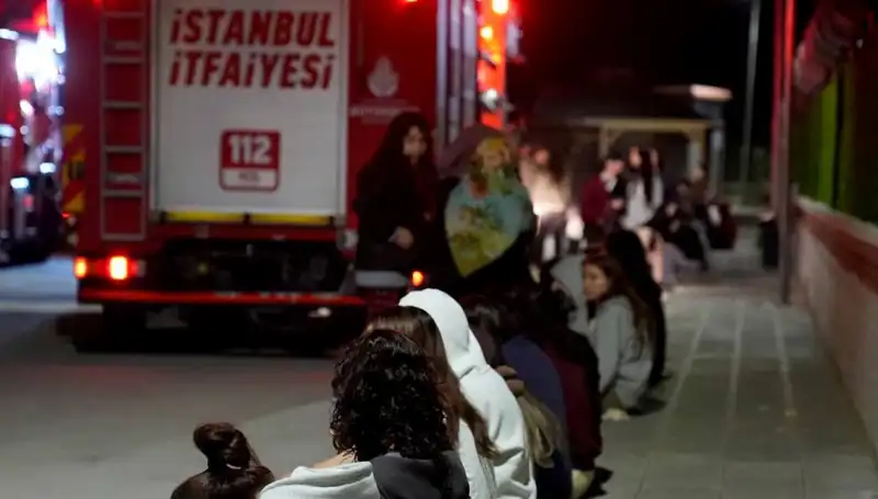 2.500 Kişilik Kız Öğrenci Yurdunda Yangın: Öğrenciler Son anda Kurtarıldı