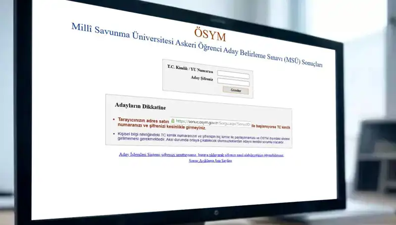 MSÜ Tercih Sonuçlarının Merakla Beklenen Açıklaması Artık Geldi!