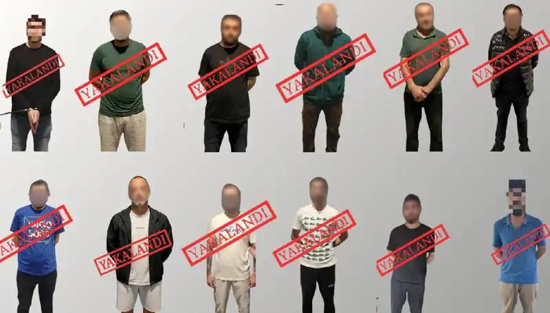 Ulusal Seviyede Aranan 12 Kişi Kırmızı Bültenle Yakalandı: Olayın Detayları
