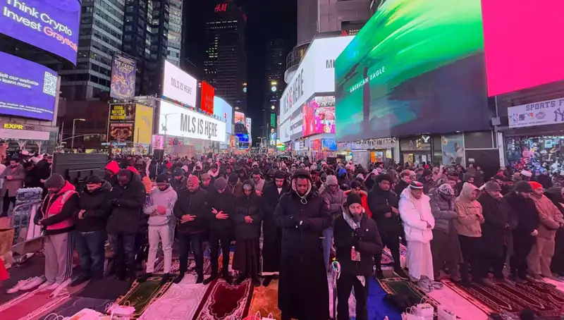 New York Times Meydanı’nda Teravih Namazı: Toplumun Buluşma Noktası Oldu
