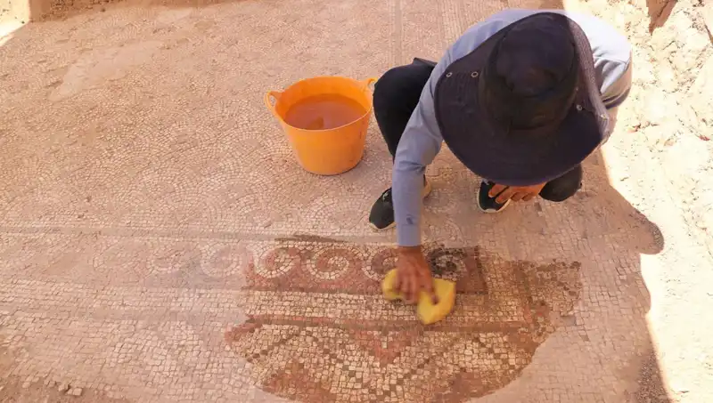 Mardin'de Bin 500 Yıllık Mozaik Keşfi: Tarihin İhtişamı Gözler Önünde!