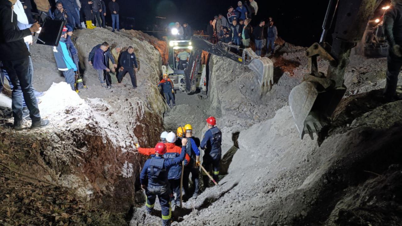 Amasya'da Göçük Sonucu 2 İşçi Yaşamını Yitirdi